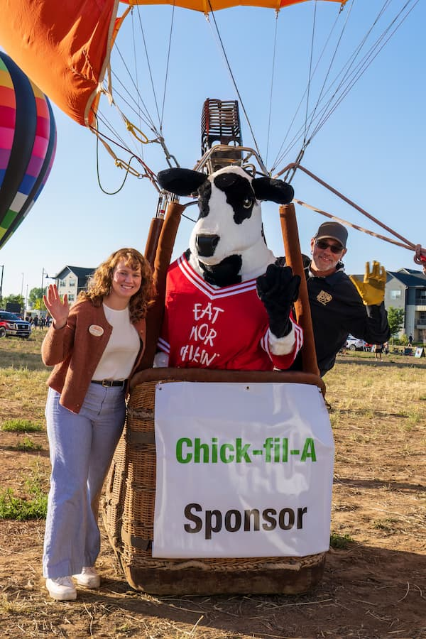 Picture your bannoer on a ballon, like our partners, Chick-fil-A on 287 and Arapahoe Road